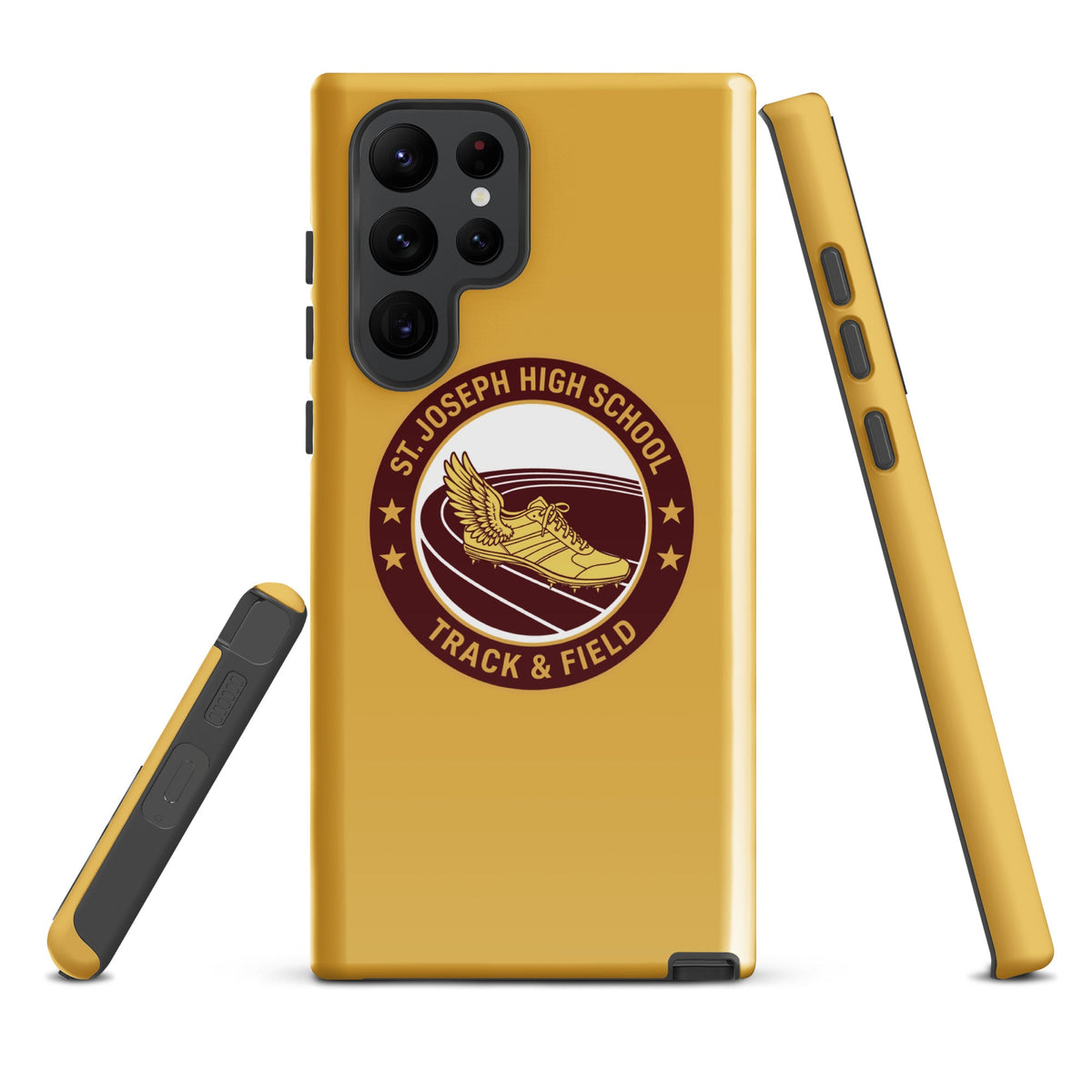 Tough Case for Samsung® | St. Joseph High School - Track & Field | Badge Logo
