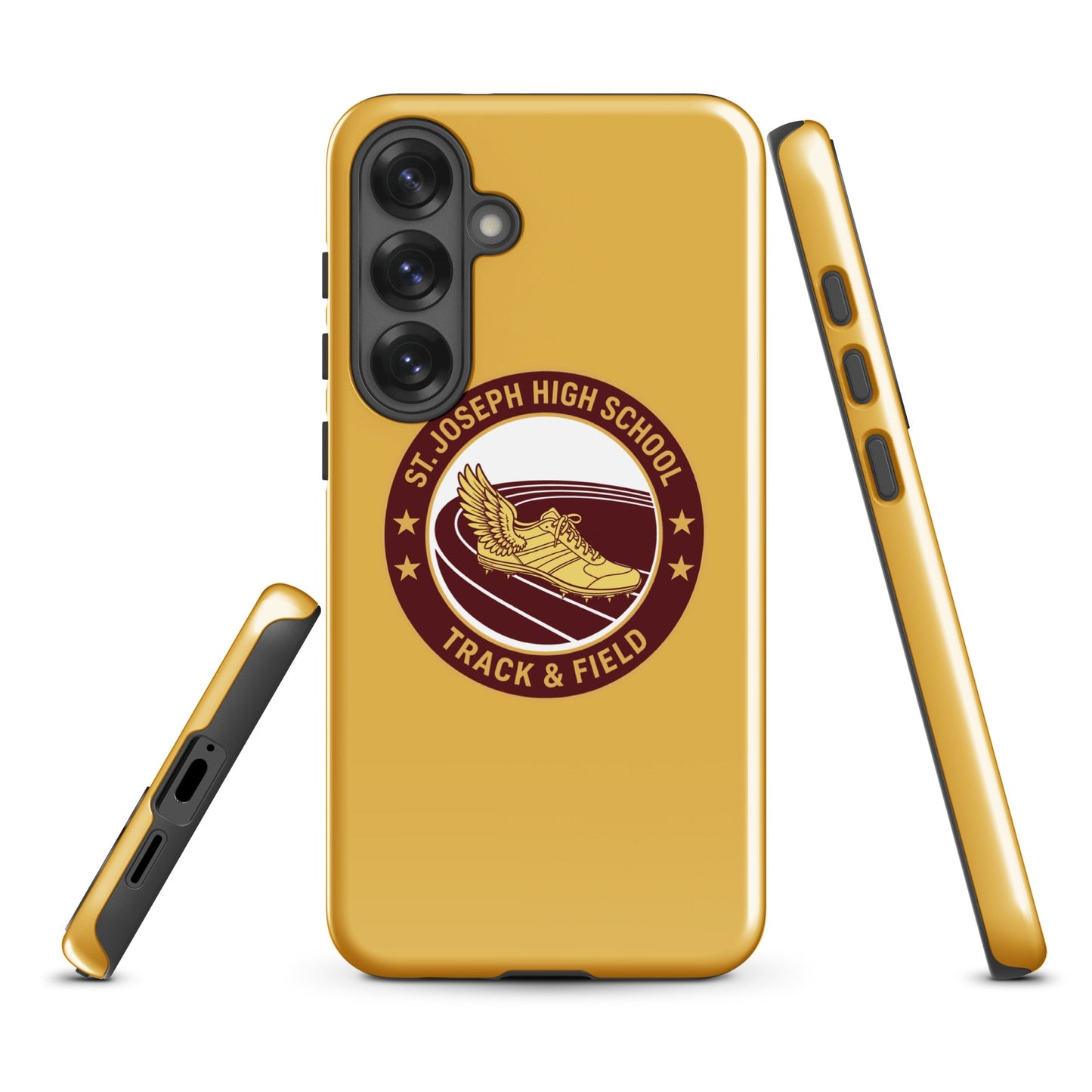 Tough Case for Samsung® | St. Joseph High School - Track & Field | Badge Logo
