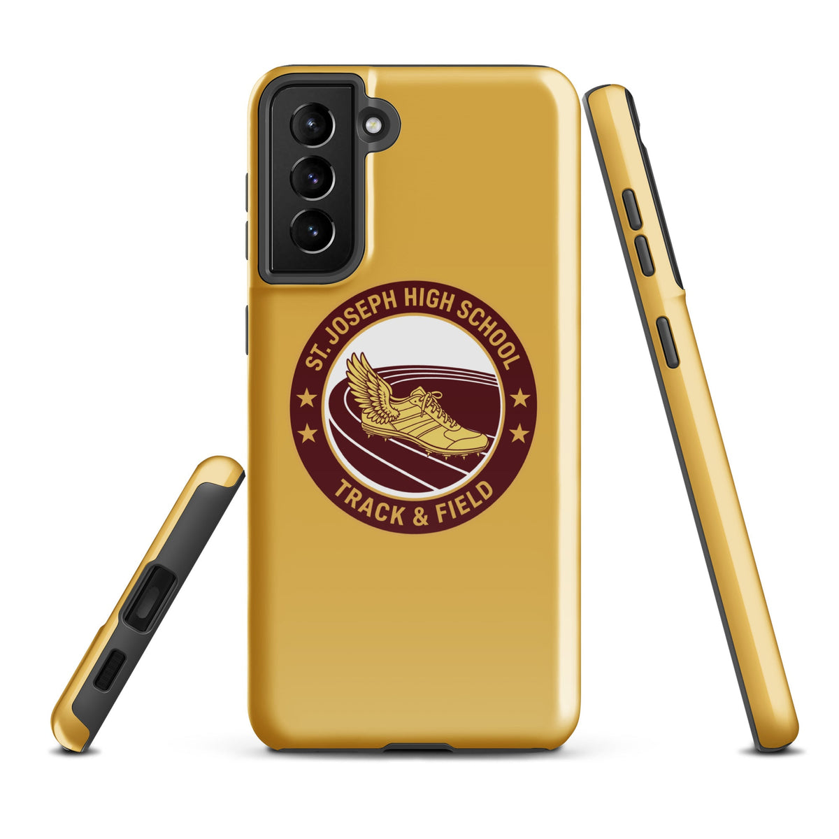 Tough Case for Samsung® | St. Joseph High School - Track & Field | Badge Logo