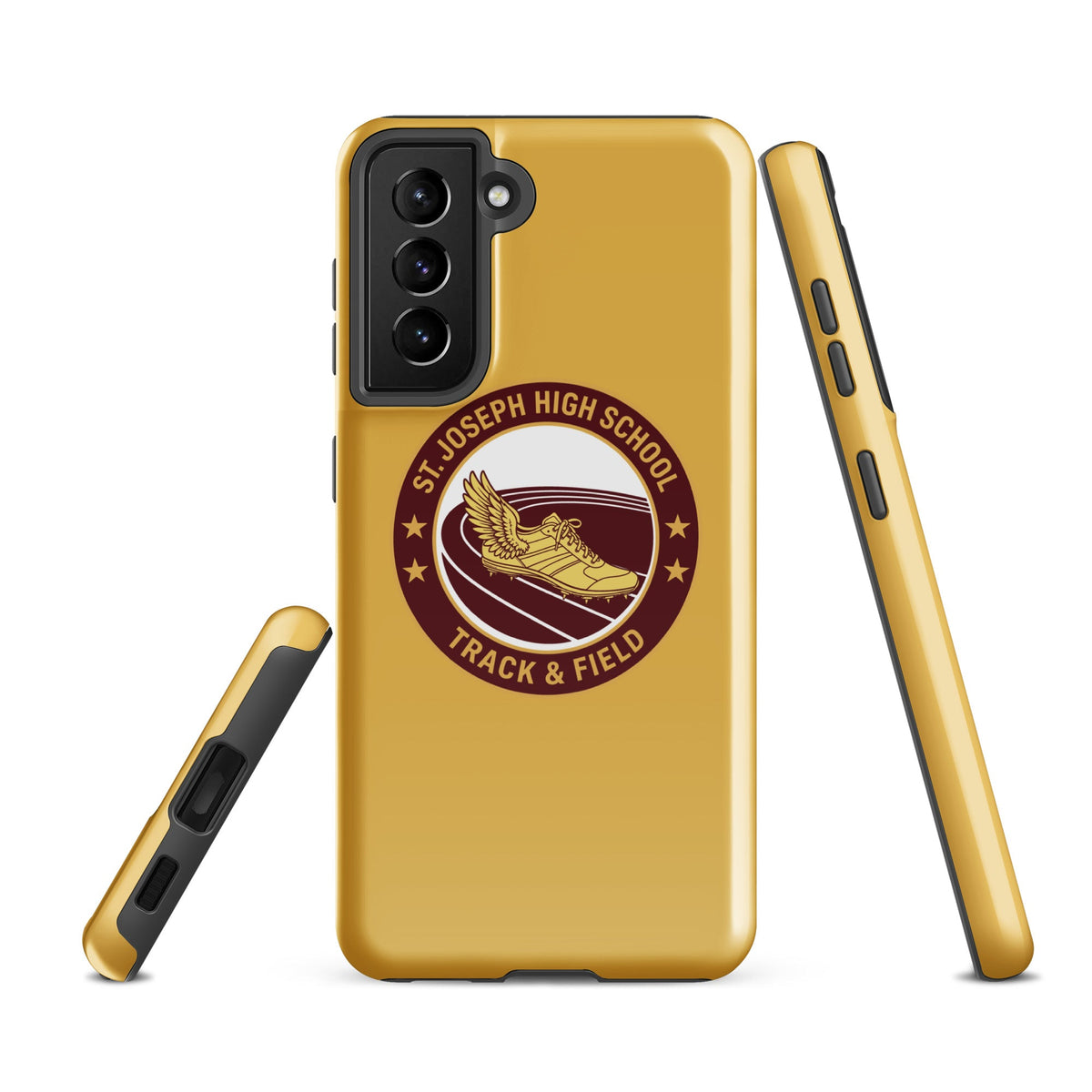 Tough Case for Samsung® | St. Joseph High School - Track & Field | Badge Logo