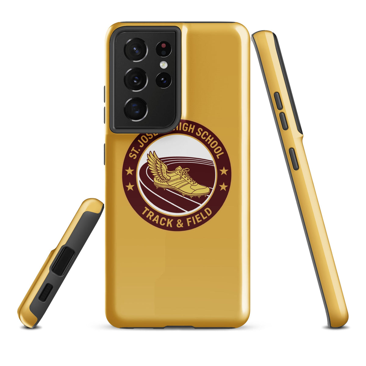 Tough Case for Samsung® | St. Joseph High School - Track & Field | Badge Logo