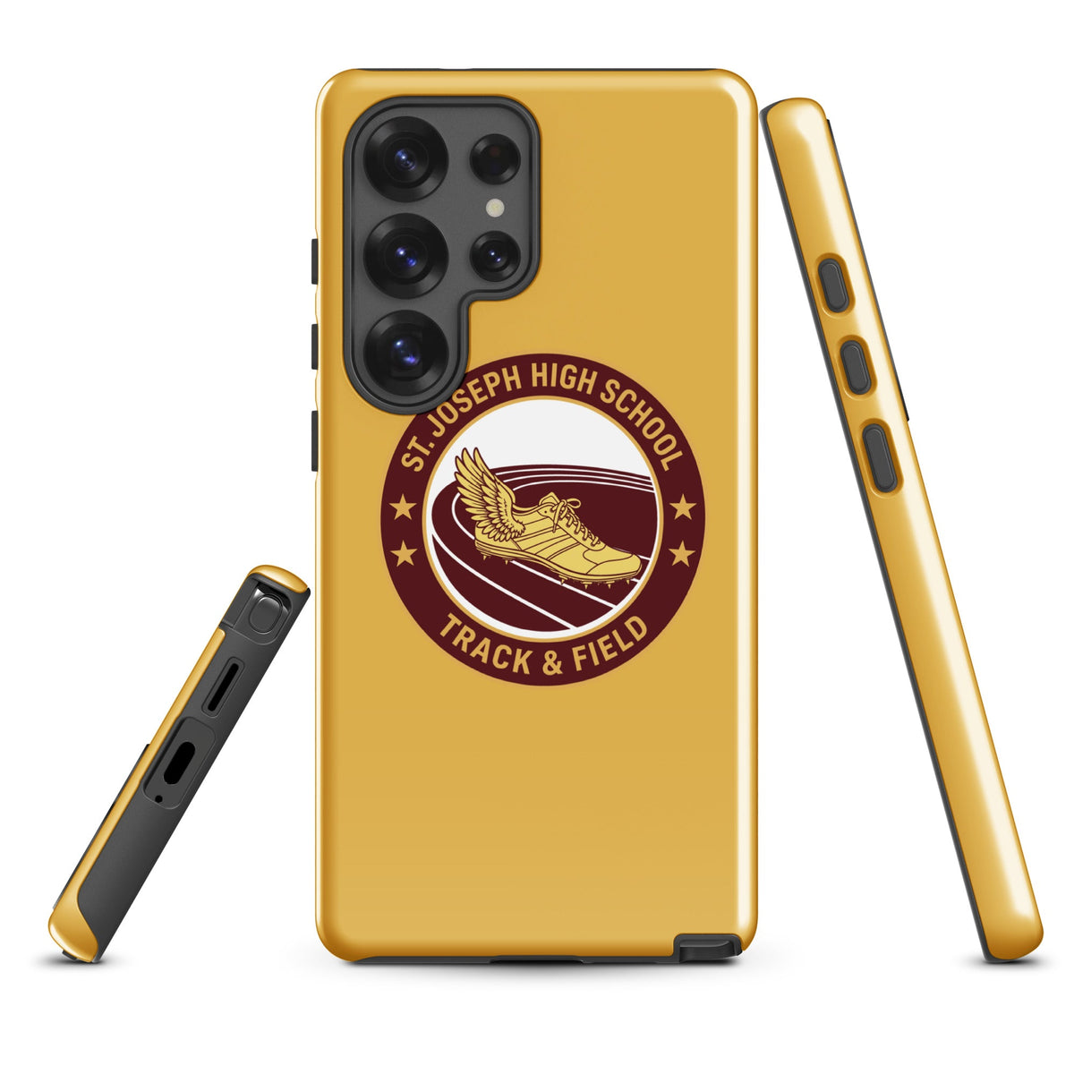 Tough Case for Samsung® | St. Joseph High School - Track & Field | Badge Logo