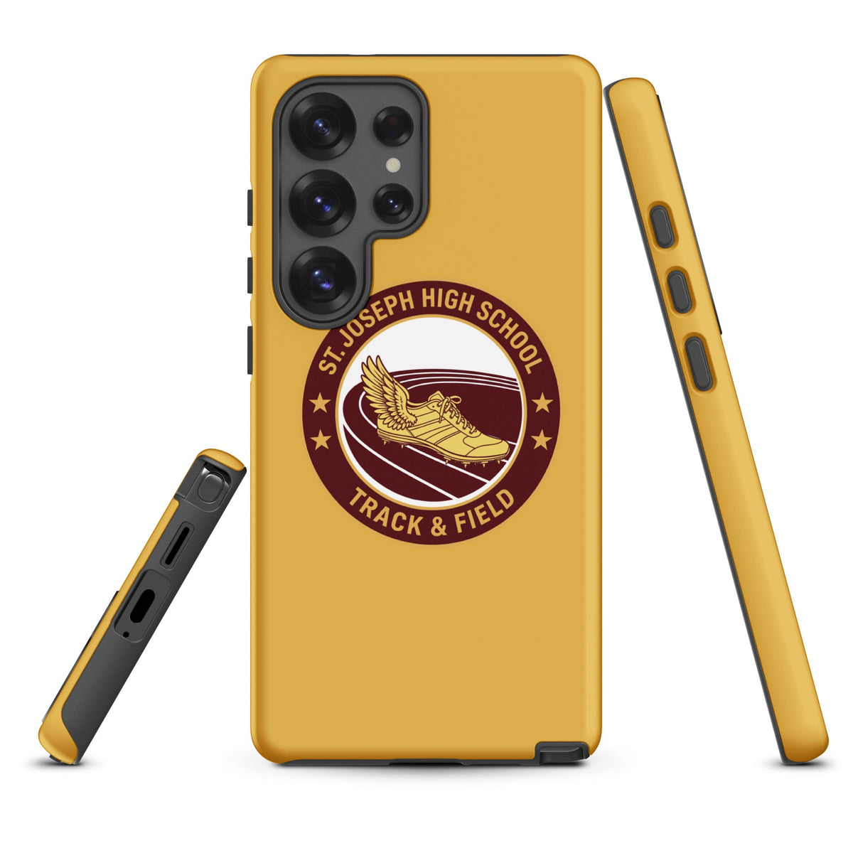 Tough Case for Samsung® | St. Joseph High School - Track & Field | Badge Logo