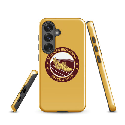 Tough Case for Samsung® | St. Joseph High School - Track & Field | Badge Logo