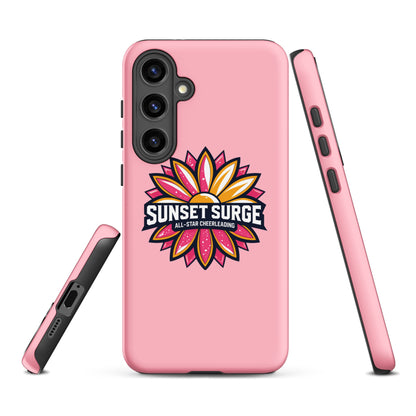 Tough Case for Samsung® | Sunset Surge All-Star Cheerleading | Bloom Surge Logo
