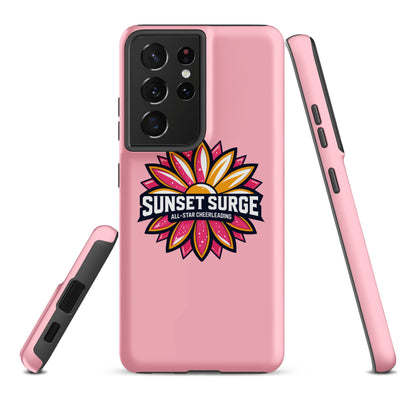 Tough Case for Samsung® | Sunset Surge All-Star Cheerleading | Bloom Surge Logo