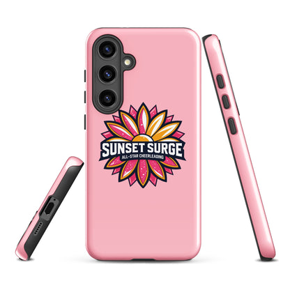 Tough Case for Samsung® | Sunset Surge All-Star Cheerleading | Bloom Surge Logo