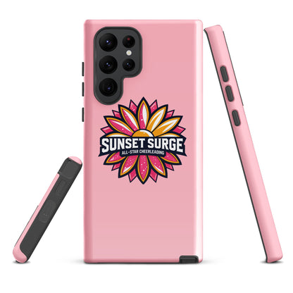 Tough Case for Samsung® | Sunset Surge All-Star Cheerleading | Bloom Surge Logo