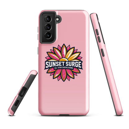 Tough Case for Samsung® | Sunset Surge All-Star Cheerleading | Bloom Surge Logo