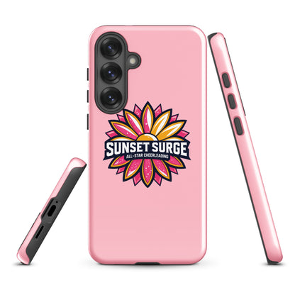 Tough Case for Samsung® | Sunset Surge All-Star Cheerleading | Bloom Surge Logo