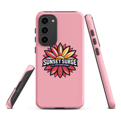Tough Case for Samsung® | Sunset Surge All-Star Cheerleading | Bloom Surge Logo