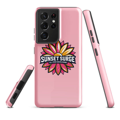 Tough Case for Samsung® | Sunset Surge All-Star Cheerleading | Bloom Surge Logo