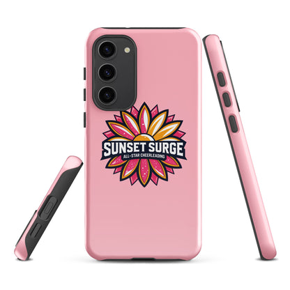 Tough Case for Samsung® | Sunset Surge All-Star Cheerleading | Bloom Surge Logo