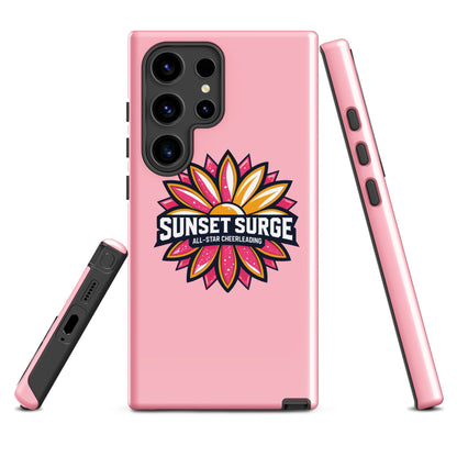 Tough Case for Samsung® | Sunset Surge All-Star Cheerleading | Bloom Surge Logo