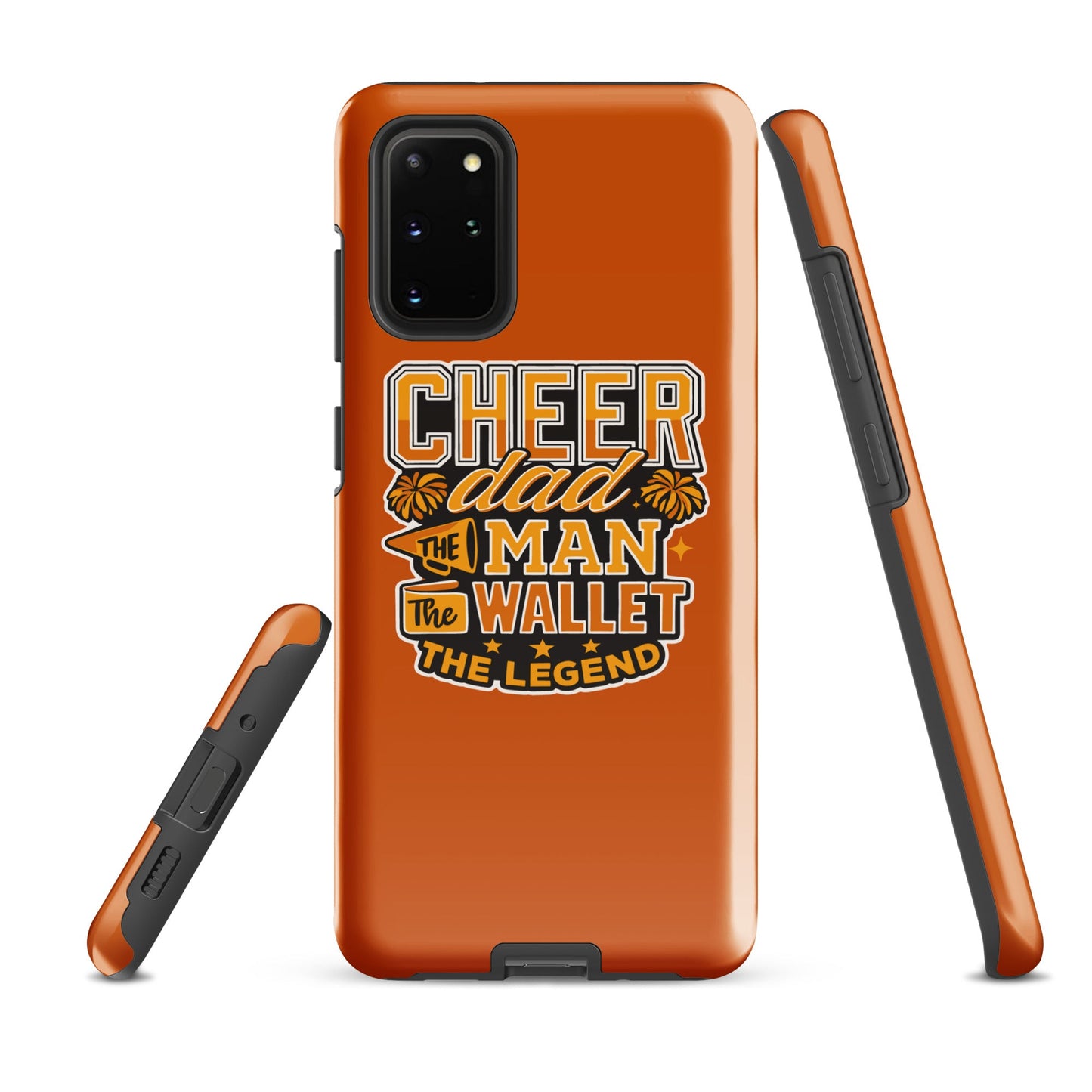 Tough Case for Samsung® | Sunset Surge All-Star Cheerleading | Cheer Dad Legend Logo