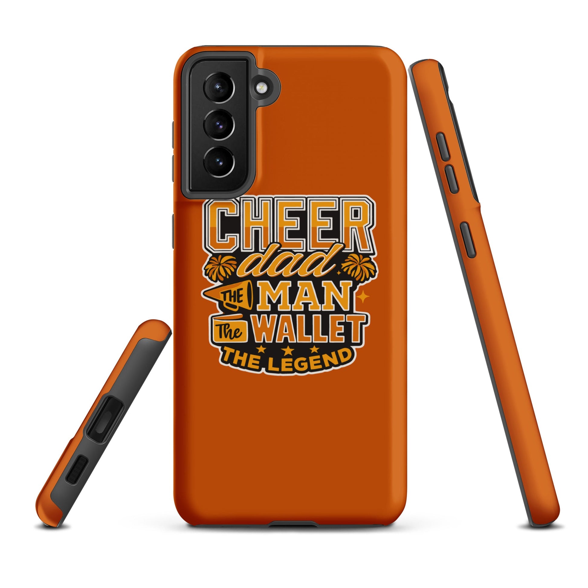 Tough Case for Samsung® | Sunset Surge All-Star Cheerleading | Cheer Dad Legend Logo