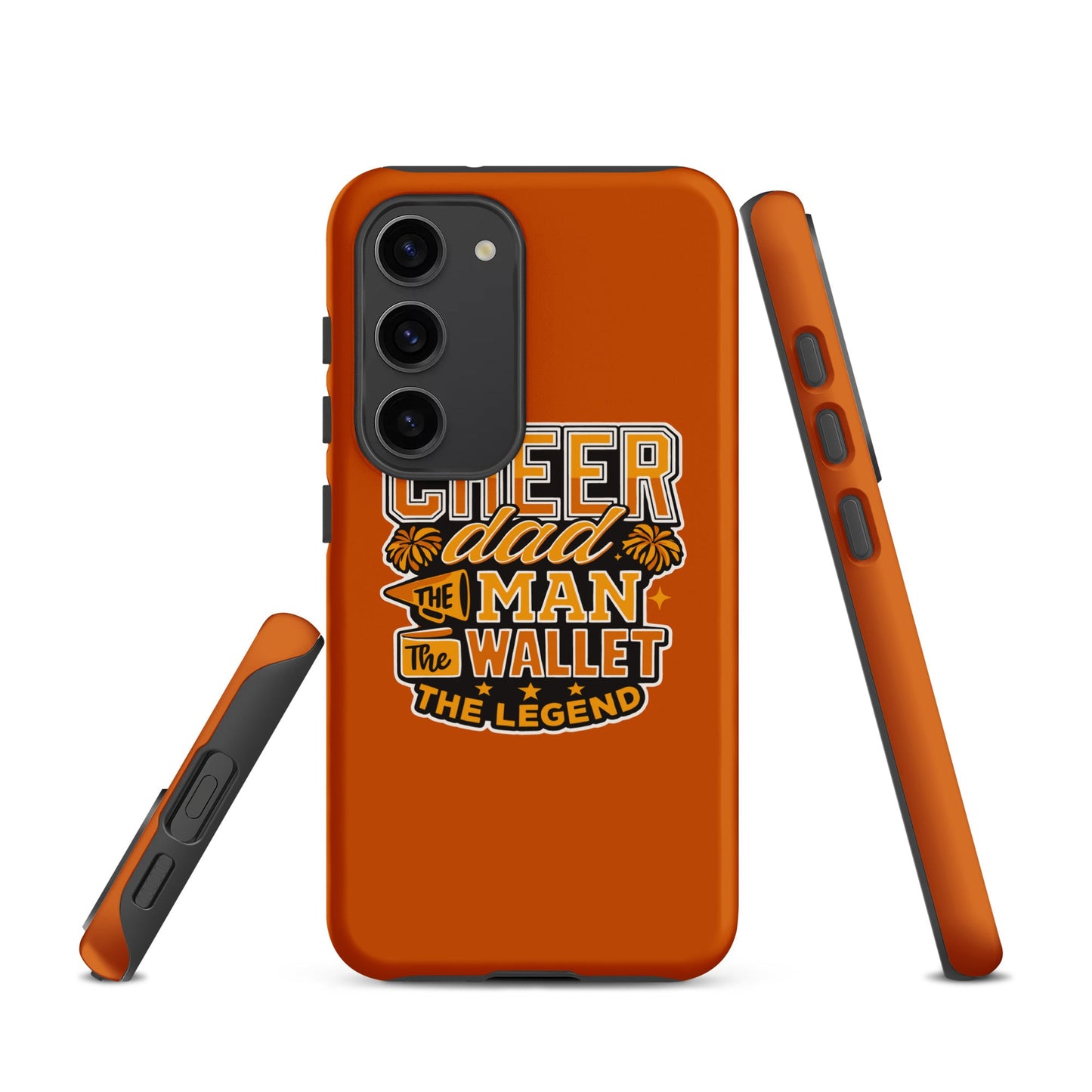 Tough Case for Samsung® | Sunset Surge All-Star Cheerleading | Cheer Dad Legend Logo