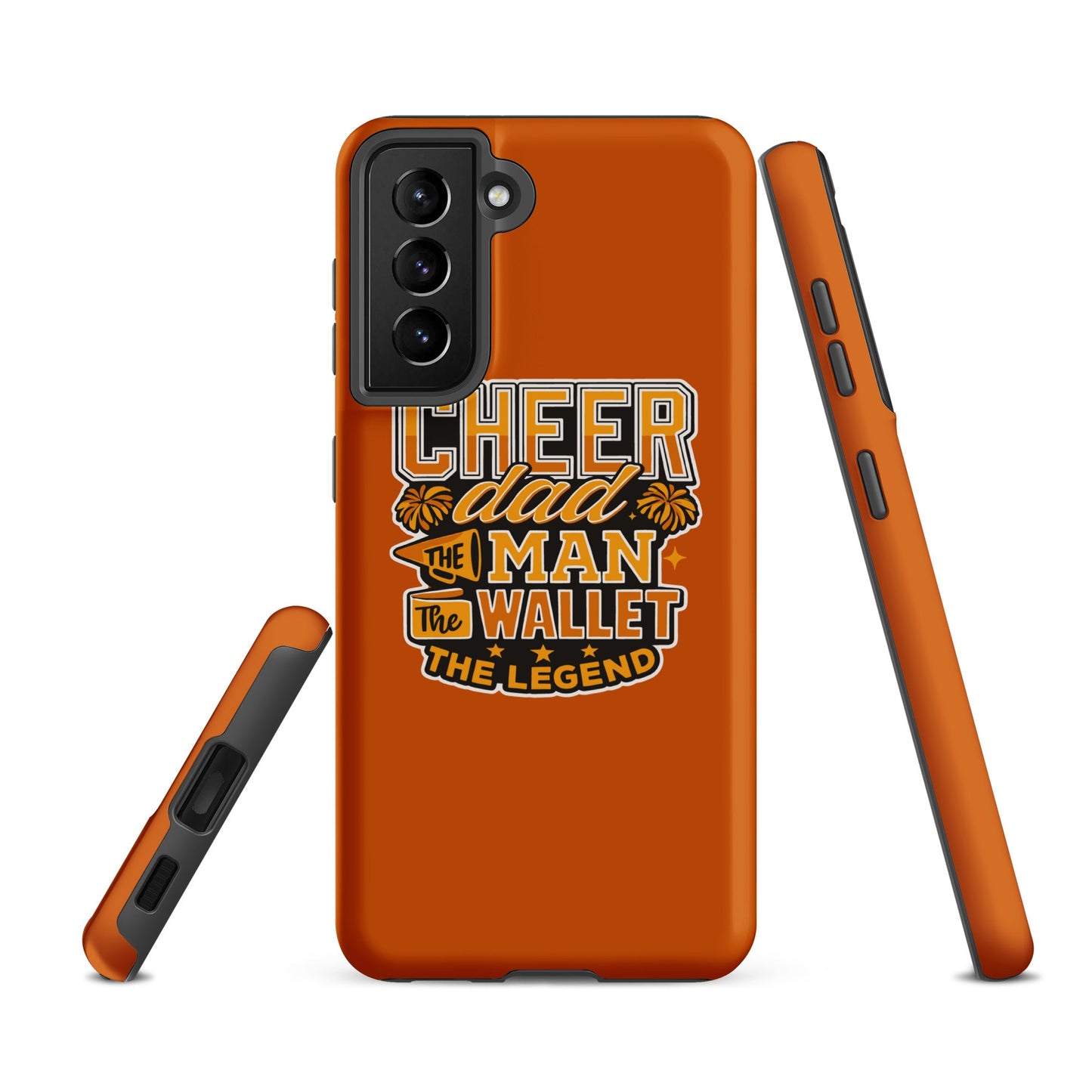 Tough Case for Samsung® | Sunset Surge All-Star Cheerleading | Cheer Dad Legend Logo