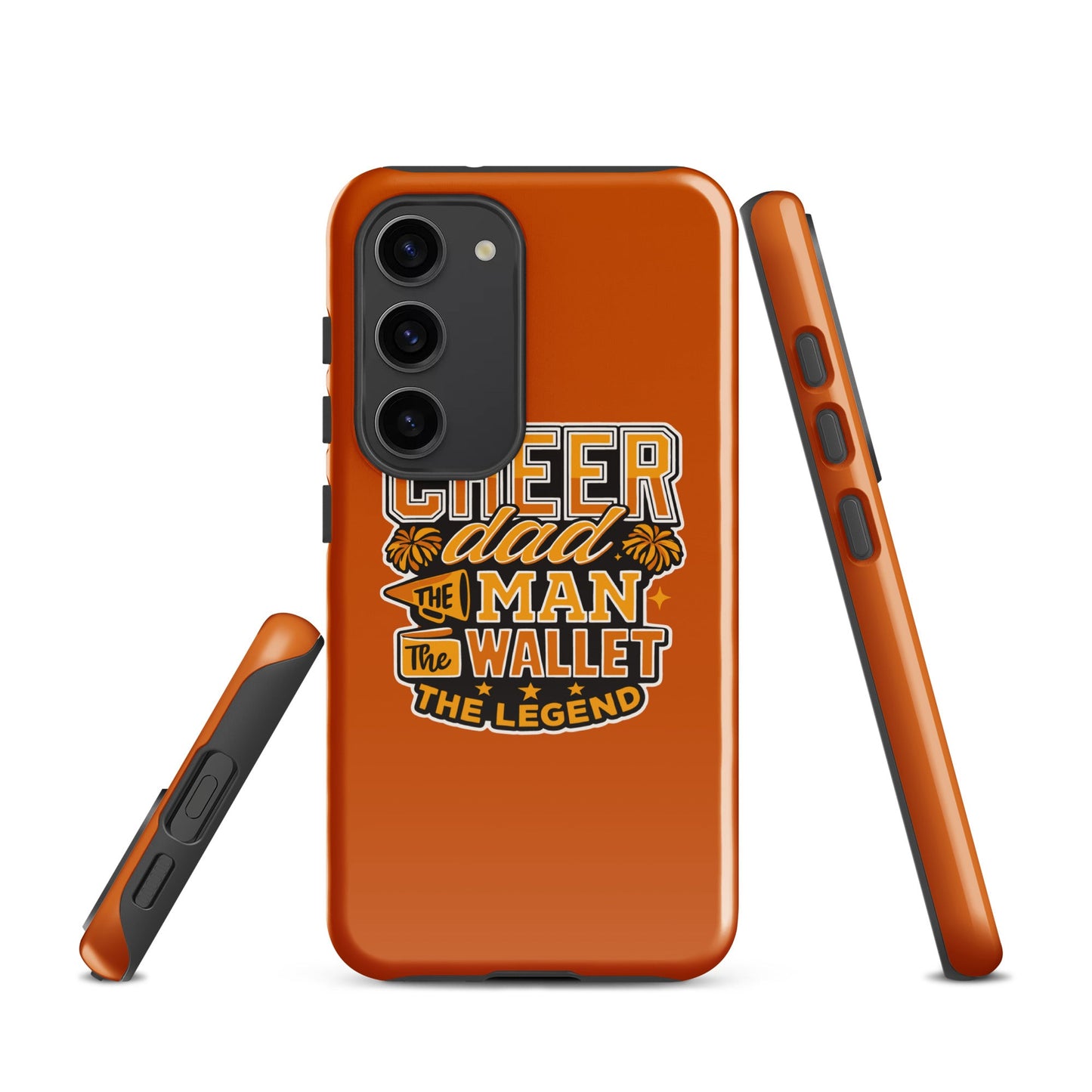 Tough Case for Samsung® | Sunset Surge All-Star Cheerleading | Cheer Dad Legend Logo