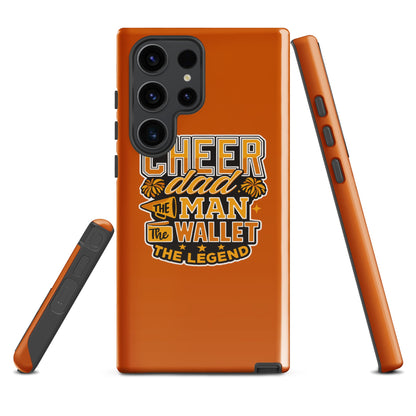 Tough Case for Samsung® | Sunset Surge All-Star Cheerleading | Cheer Dad Legend Logo