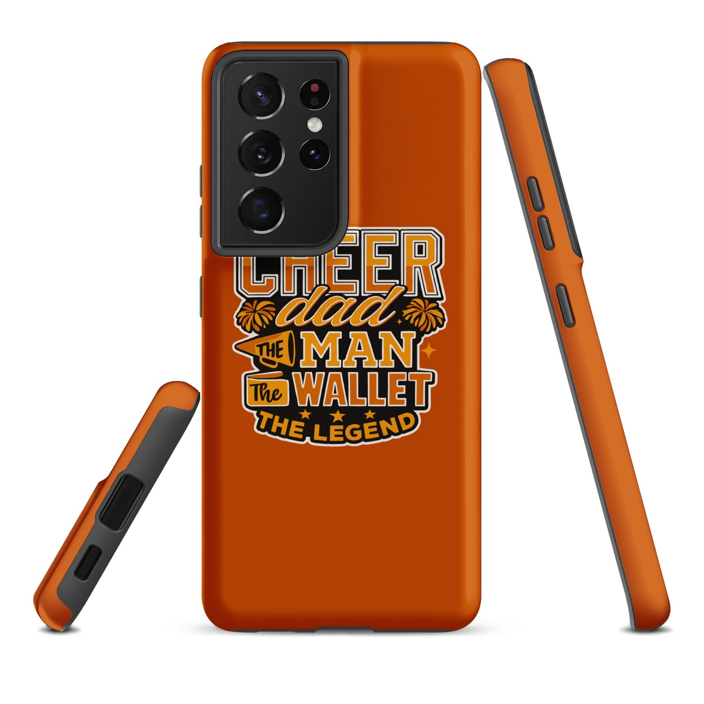 Tough Case for Samsung® | Sunset Surge All-Star Cheerleading | Cheer Dad Legend Logo