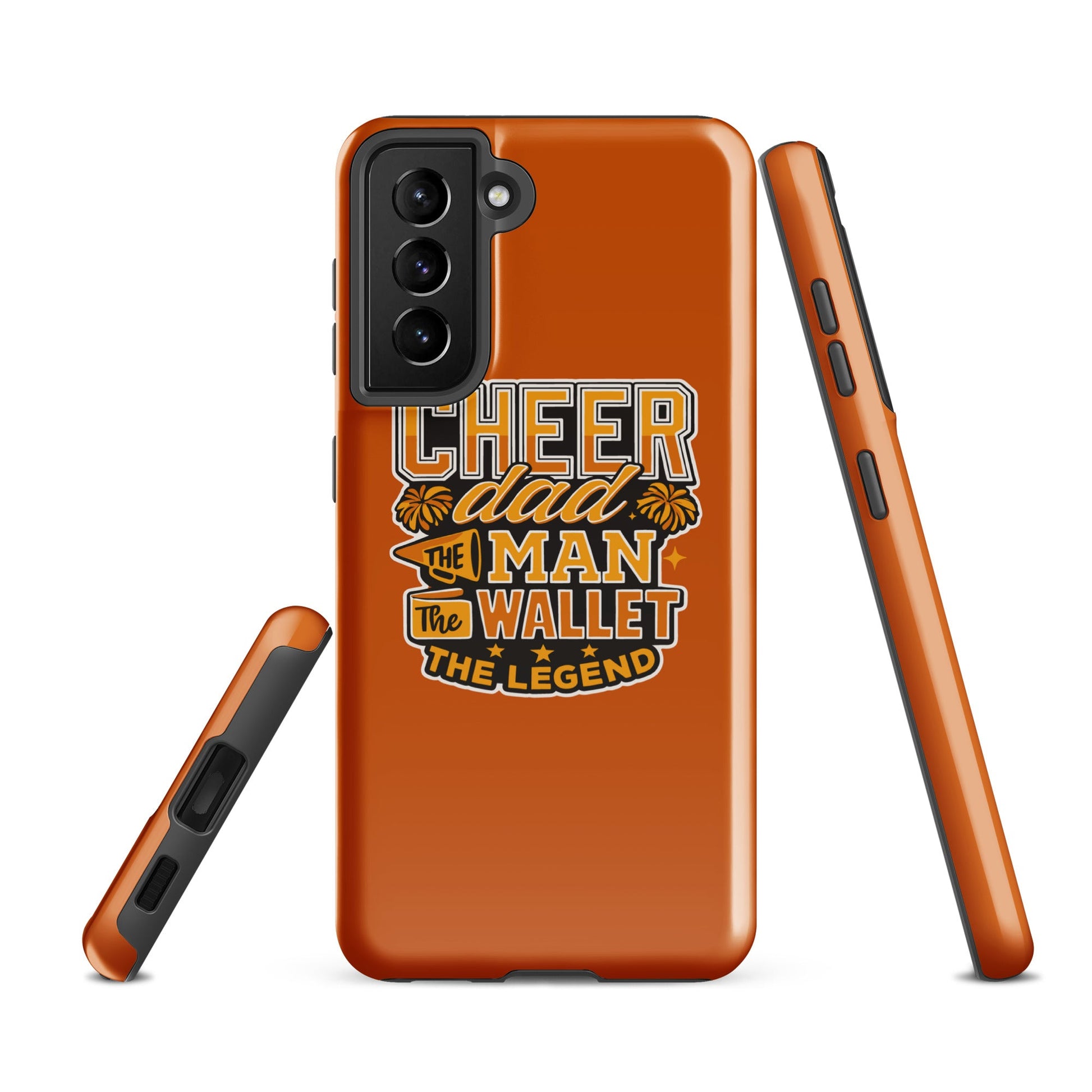 Tough Case for Samsung® | Sunset Surge All-Star Cheerleading | Cheer Dad Legend Logo