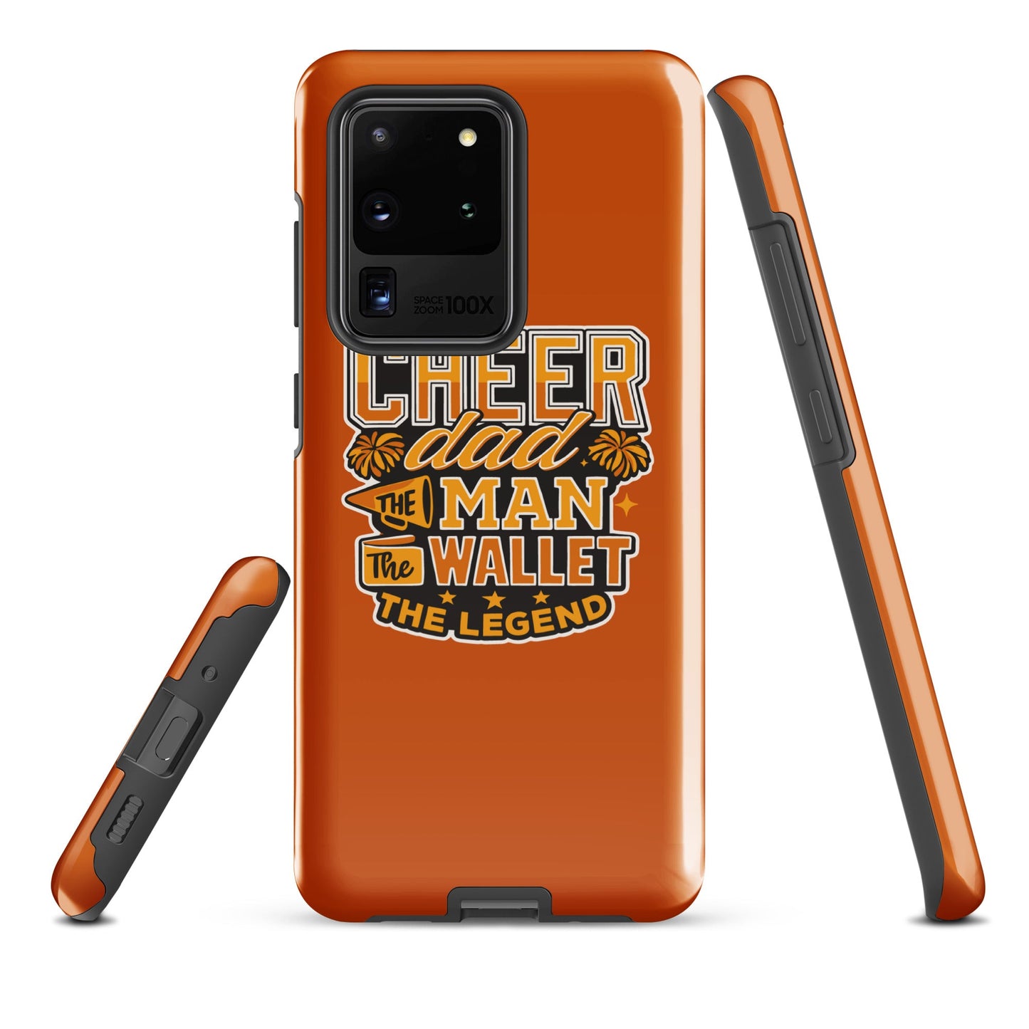 Tough Case for Samsung® | Sunset Surge All-Star Cheerleading | Cheer Dad Legend Logo