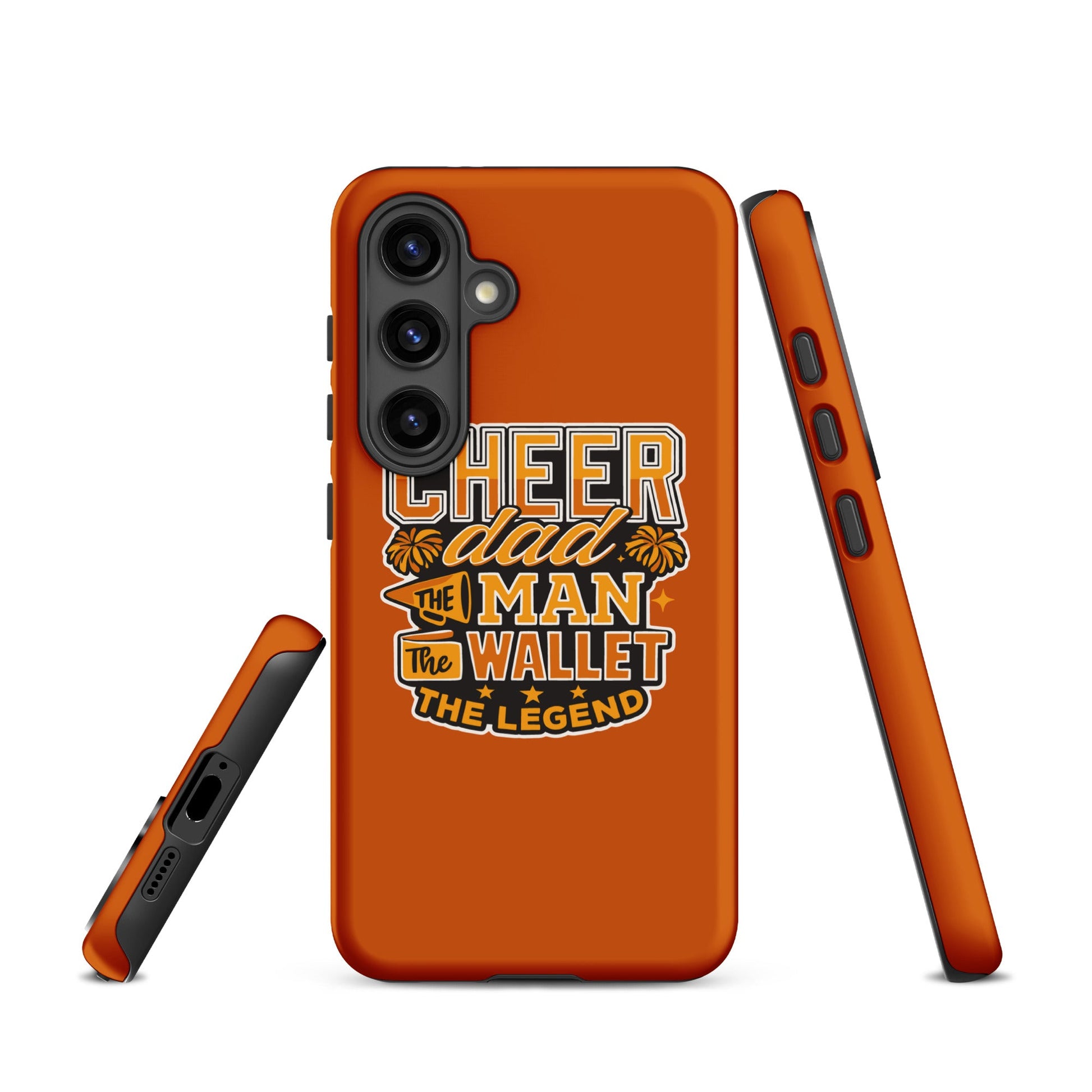 Tough Case for Samsung® | Sunset Surge All-Star Cheerleading | Cheer Dad Legend Logo