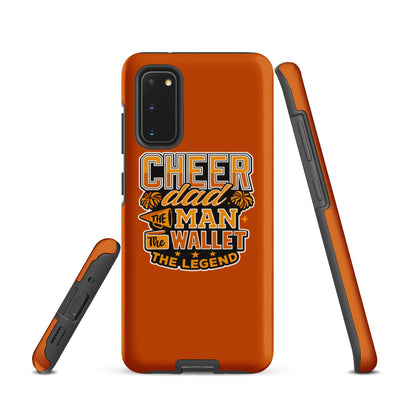 Tough Case for Samsung® | Sunset Surge All-Star Cheerleading | Cheer Dad Legend Logo