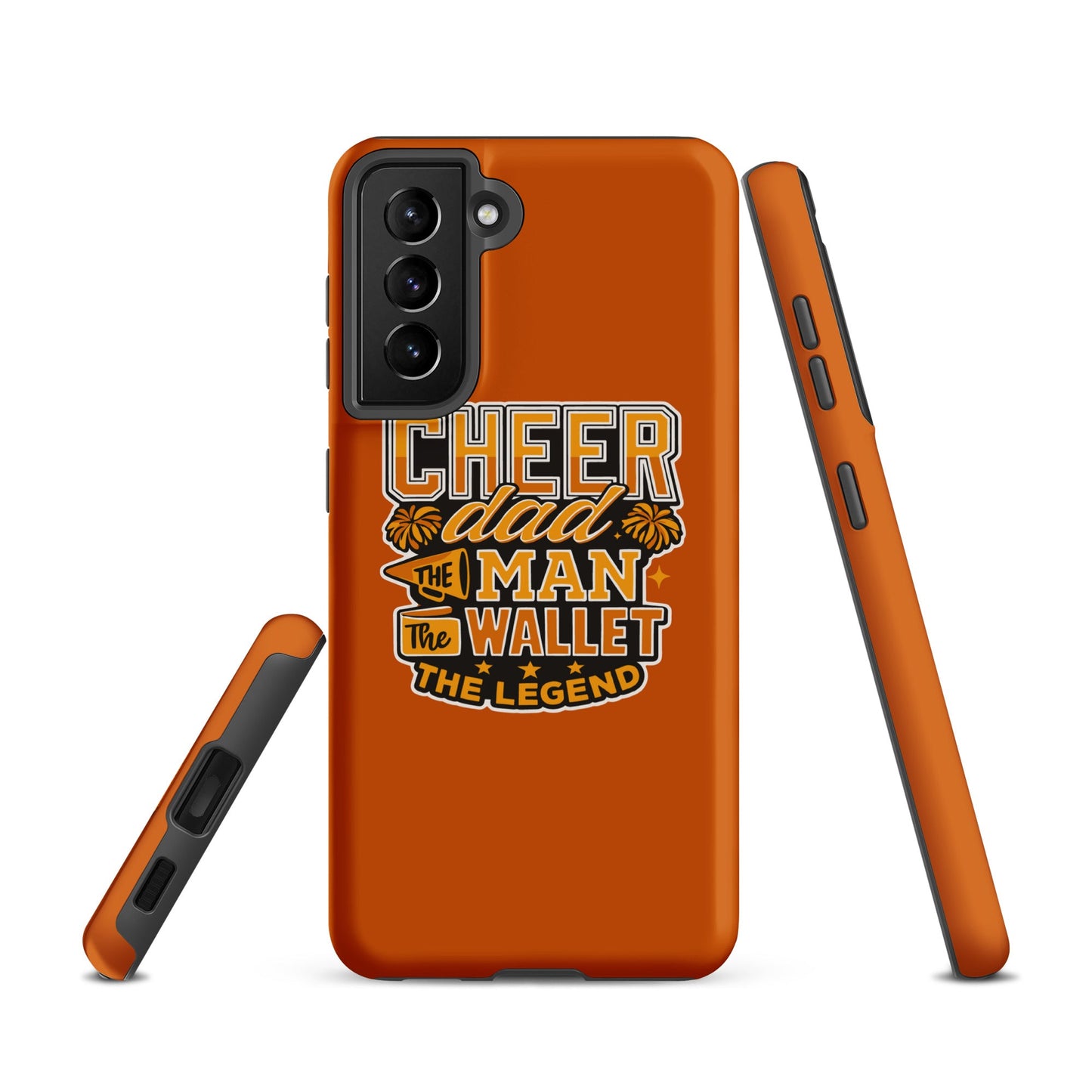 Tough Case for Samsung® | Sunset Surge All-Star Cheerleading | Cheer Dad Legend Logo
