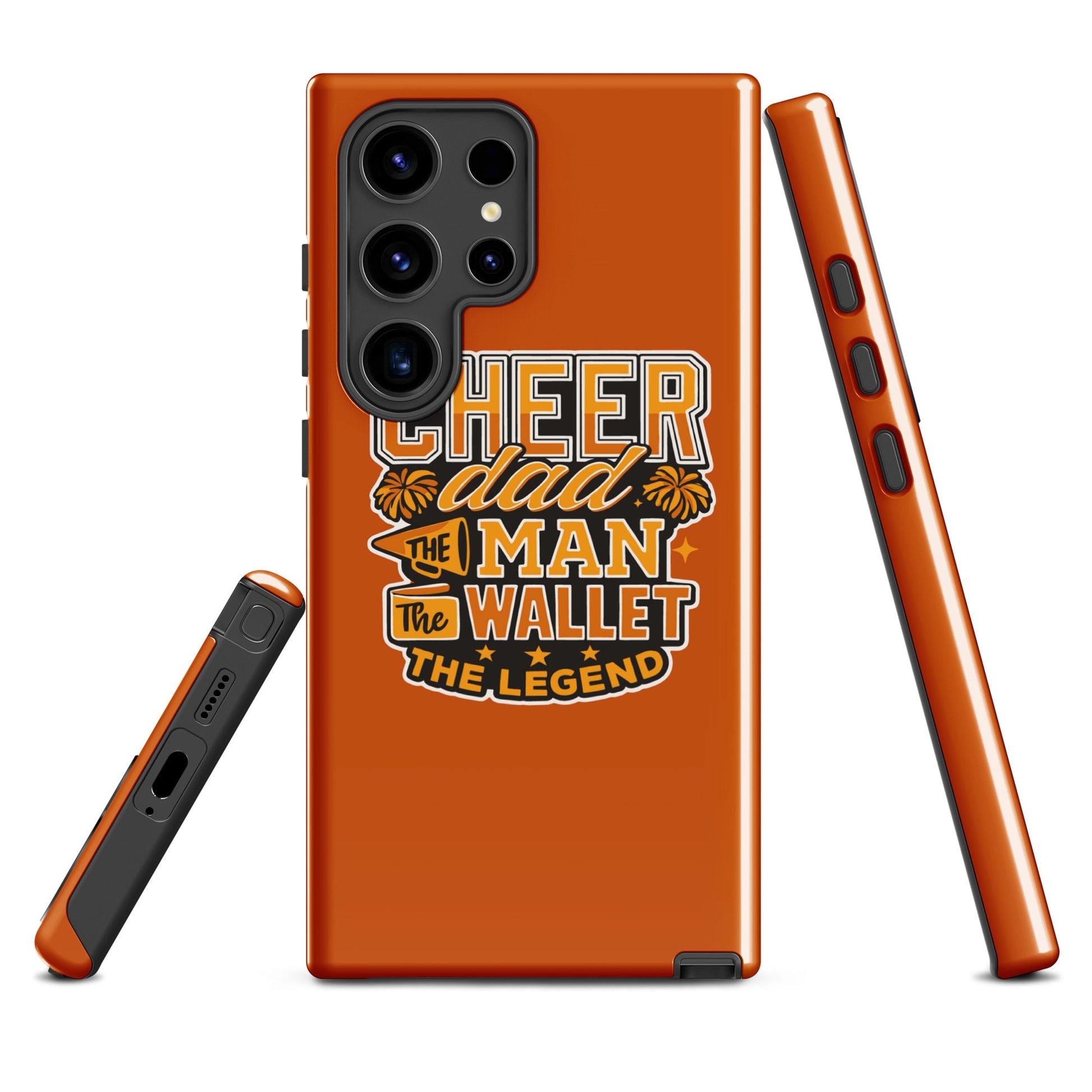 Tough Case for Samsung® | Sunset Surge All-Star Cheerleading | Cheer Dad Legend Logo