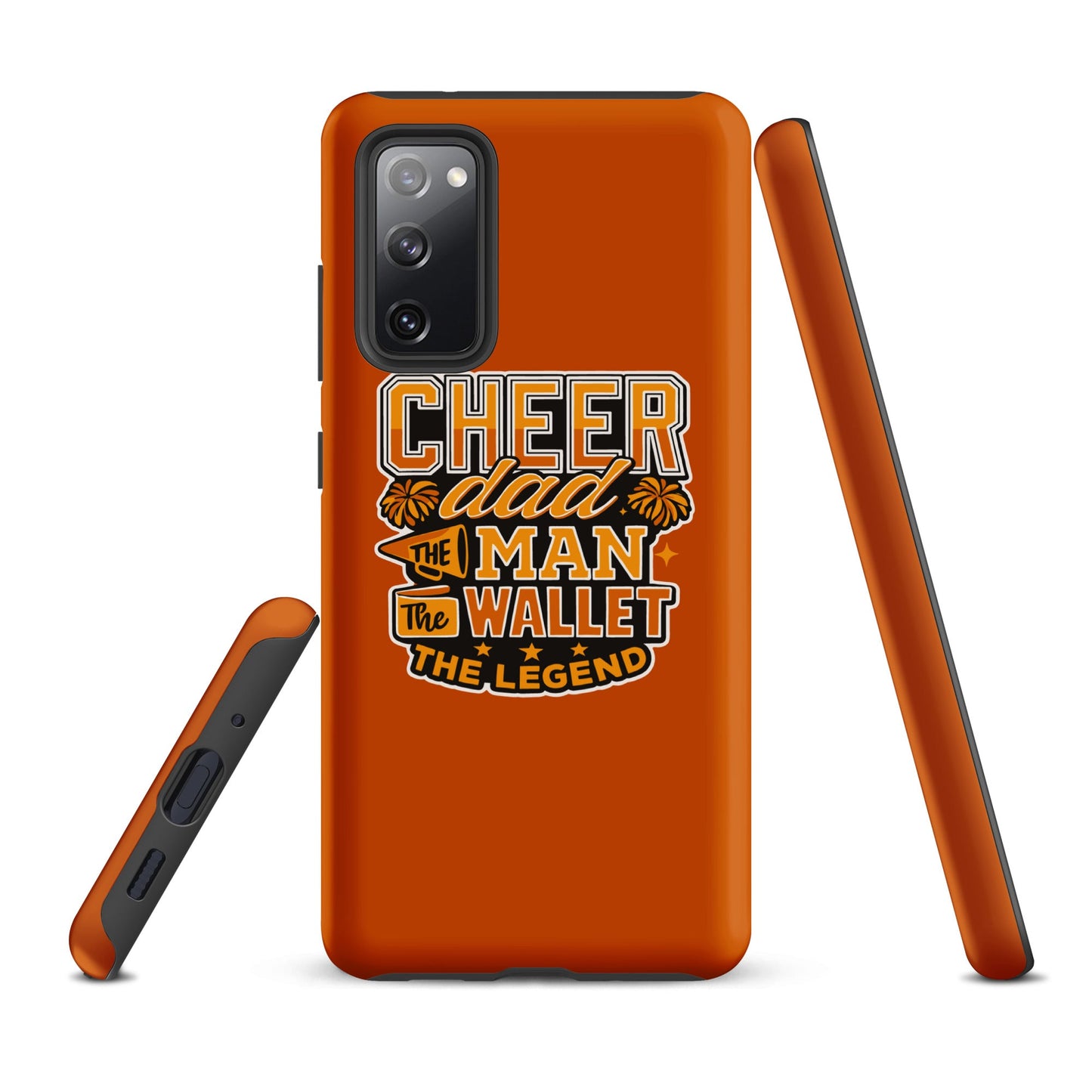 Tough Case for Samsung® | Sunset Surge All-Star Cheerleading | Cheer Dad Legend Logo