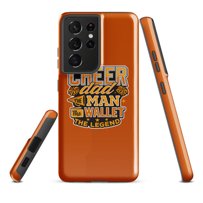 Tough Case for Samsung® | Sunset Surge All-Star Cheerleading | Cheer Dad Legend Logo