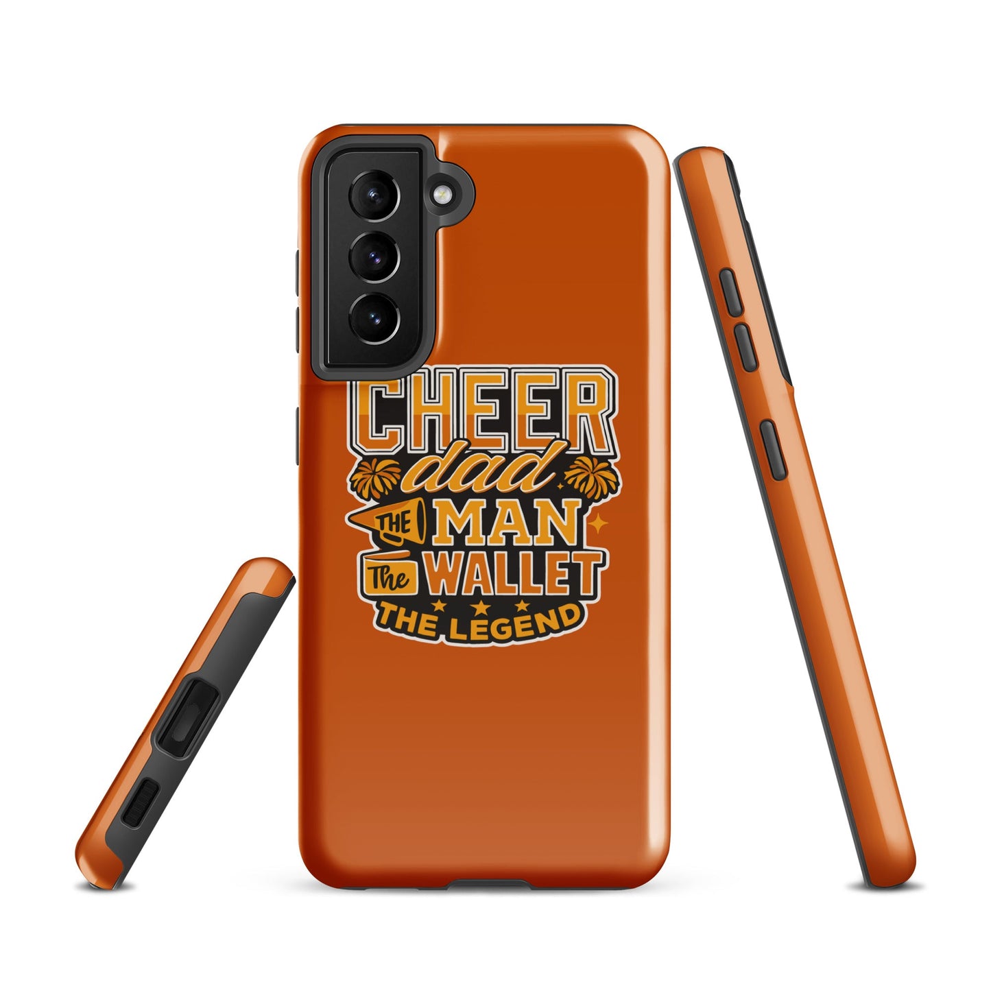Tough Case for Samsung® | Sunset Surge All-Star Cheerleading | Cheer Dad Legend Logo