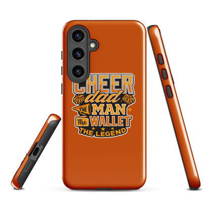 Tough Case for Samsung® | Sunset Surge All-Star Cheerleading | Cheer Dad Legend Logo