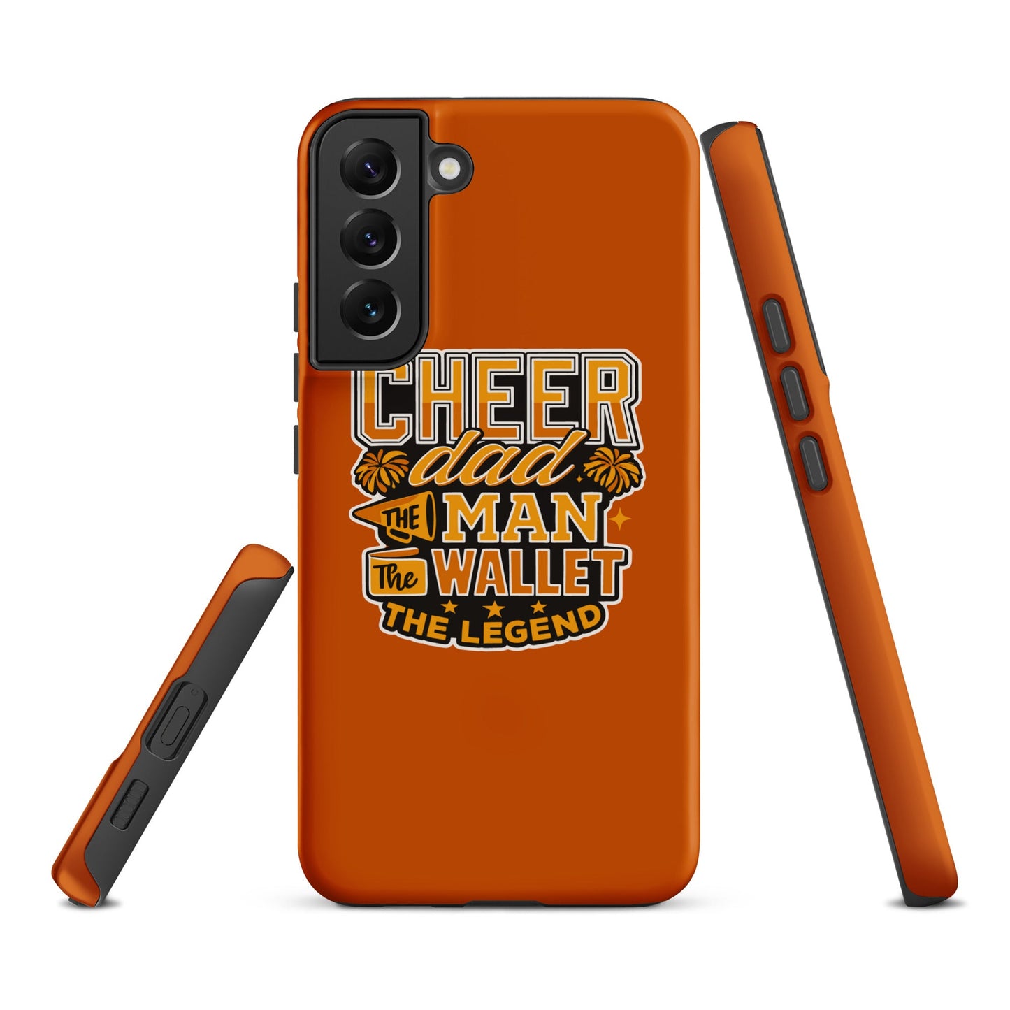 Tough Case for Samsung® | Sunset Surge All-Star Cheerleading | Cheer Dad Legend Logo