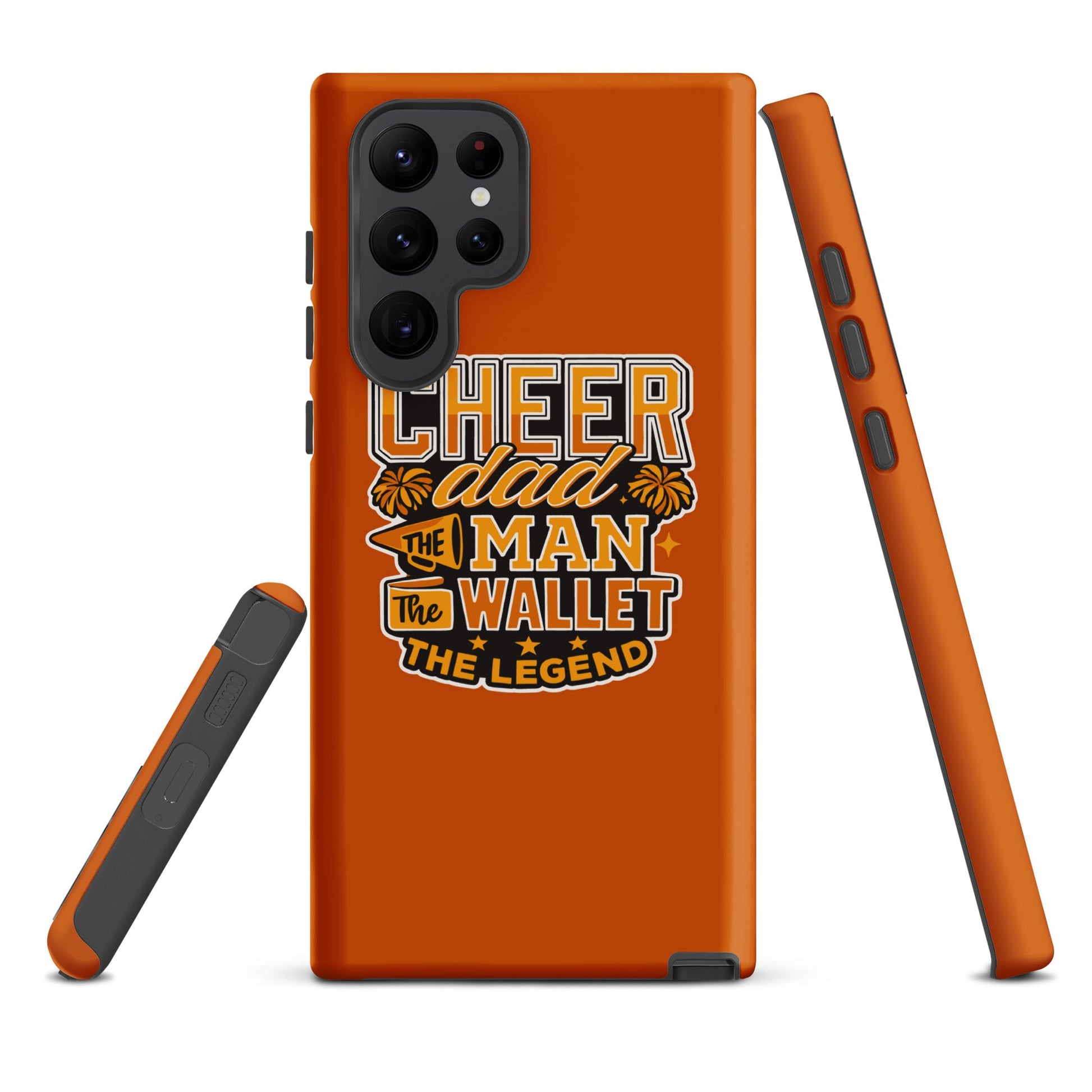 Tough Case for Samsung® | Sunset Surge All-Star Cheerleading | Cheer Dad Legend Logo