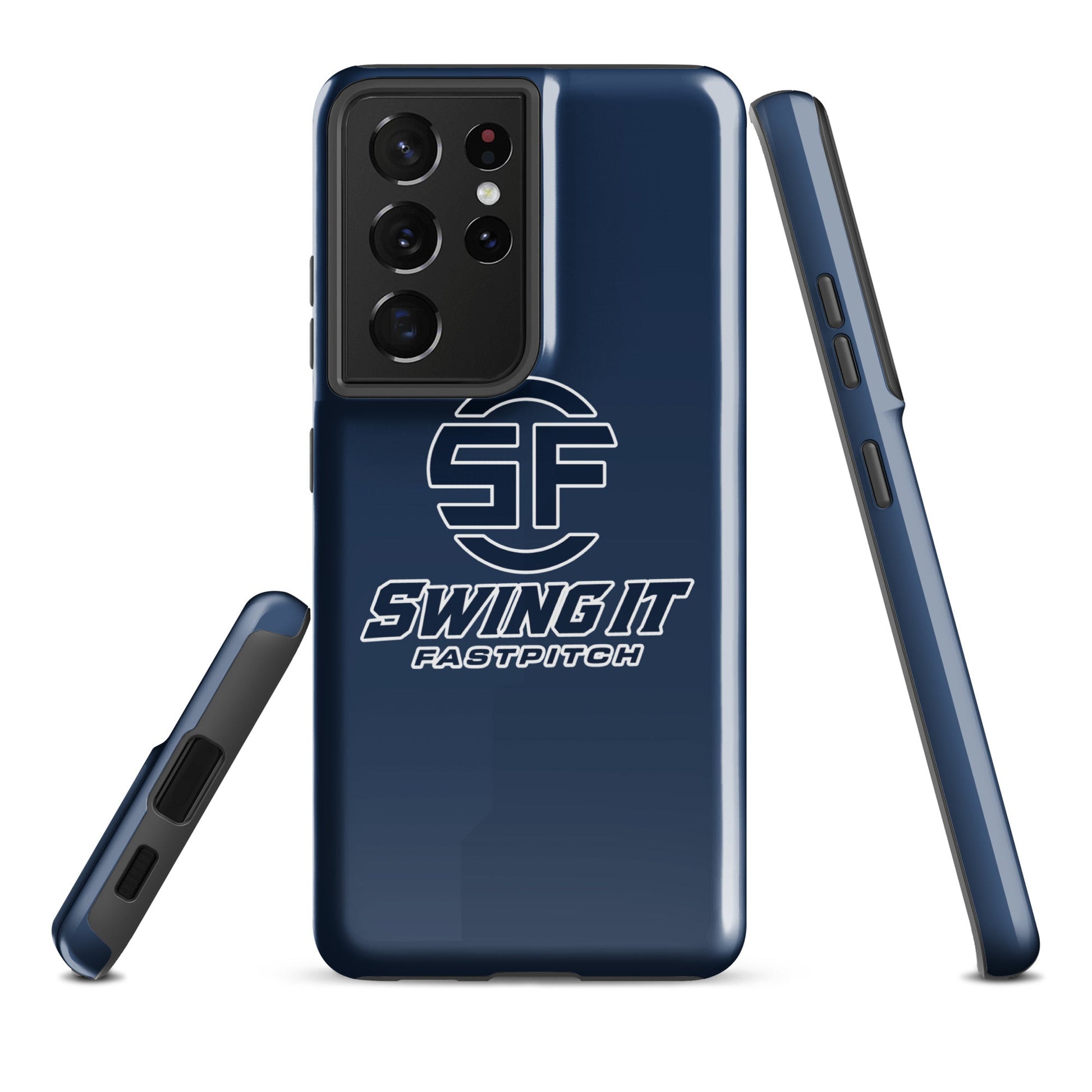 Tough Case for Samsung® | Swing It Fastpitch | Crest Logo