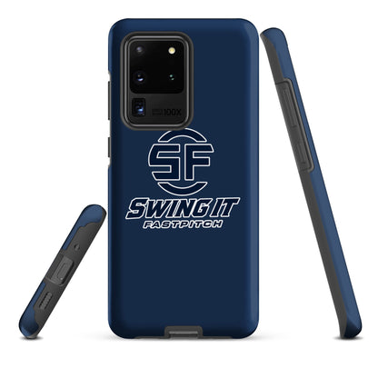 Tough Case for Samsung® | Swing It Fastpitch | Crest Logo