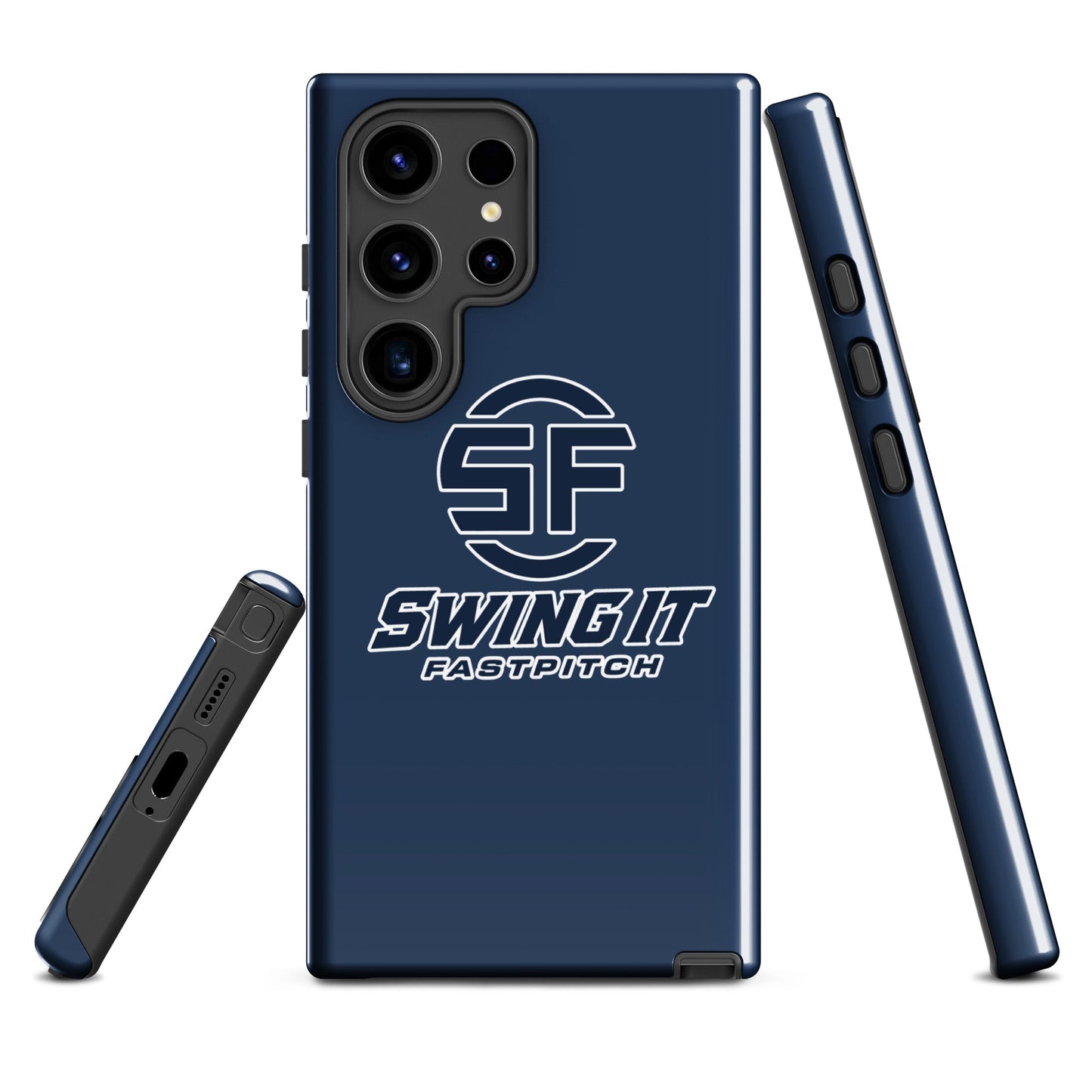 Tough Case for Samsung® | Swing It Fastpitch | Crest Logo