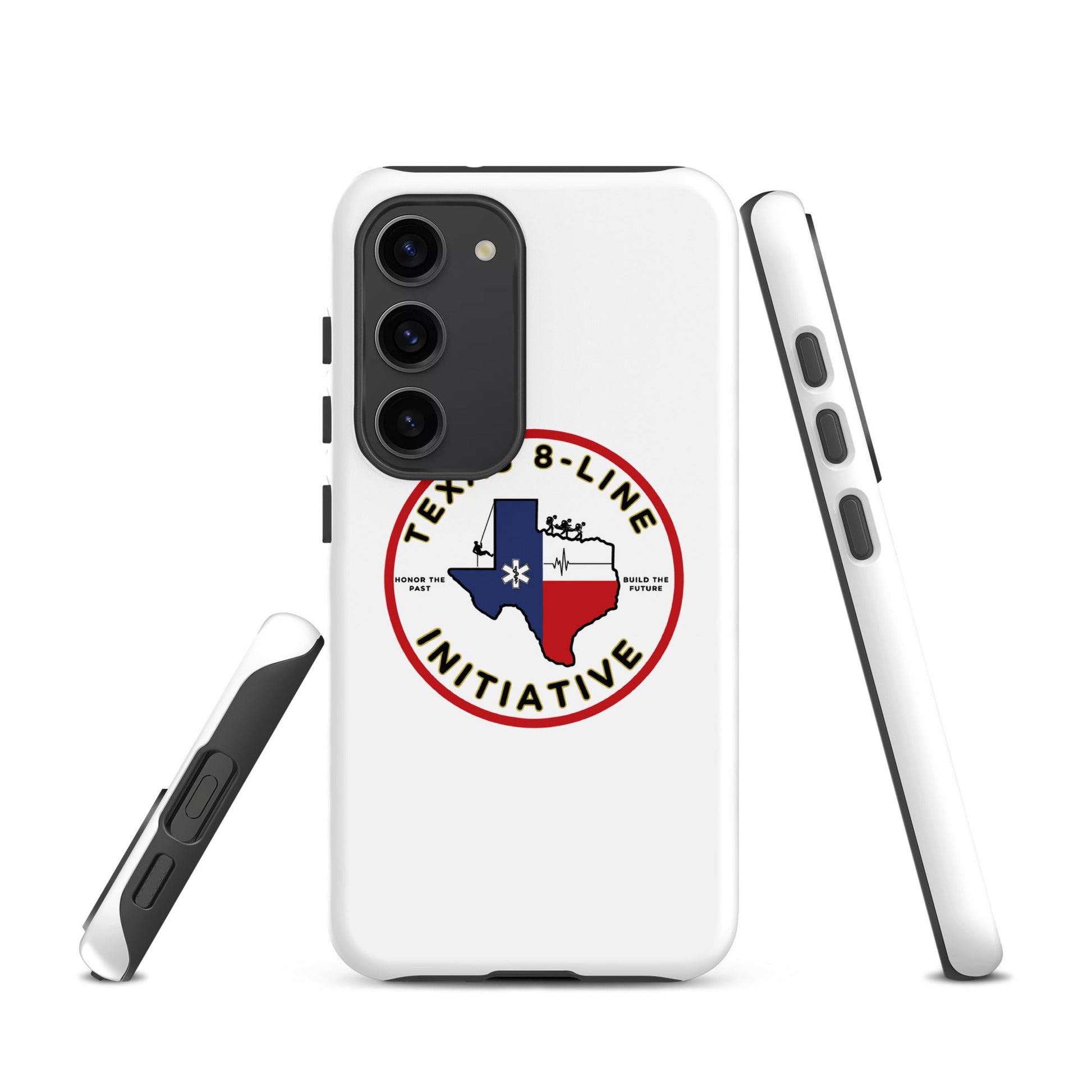 Tough Case for Samsung® | Texas 8 - Line Initiative | Badge Logo