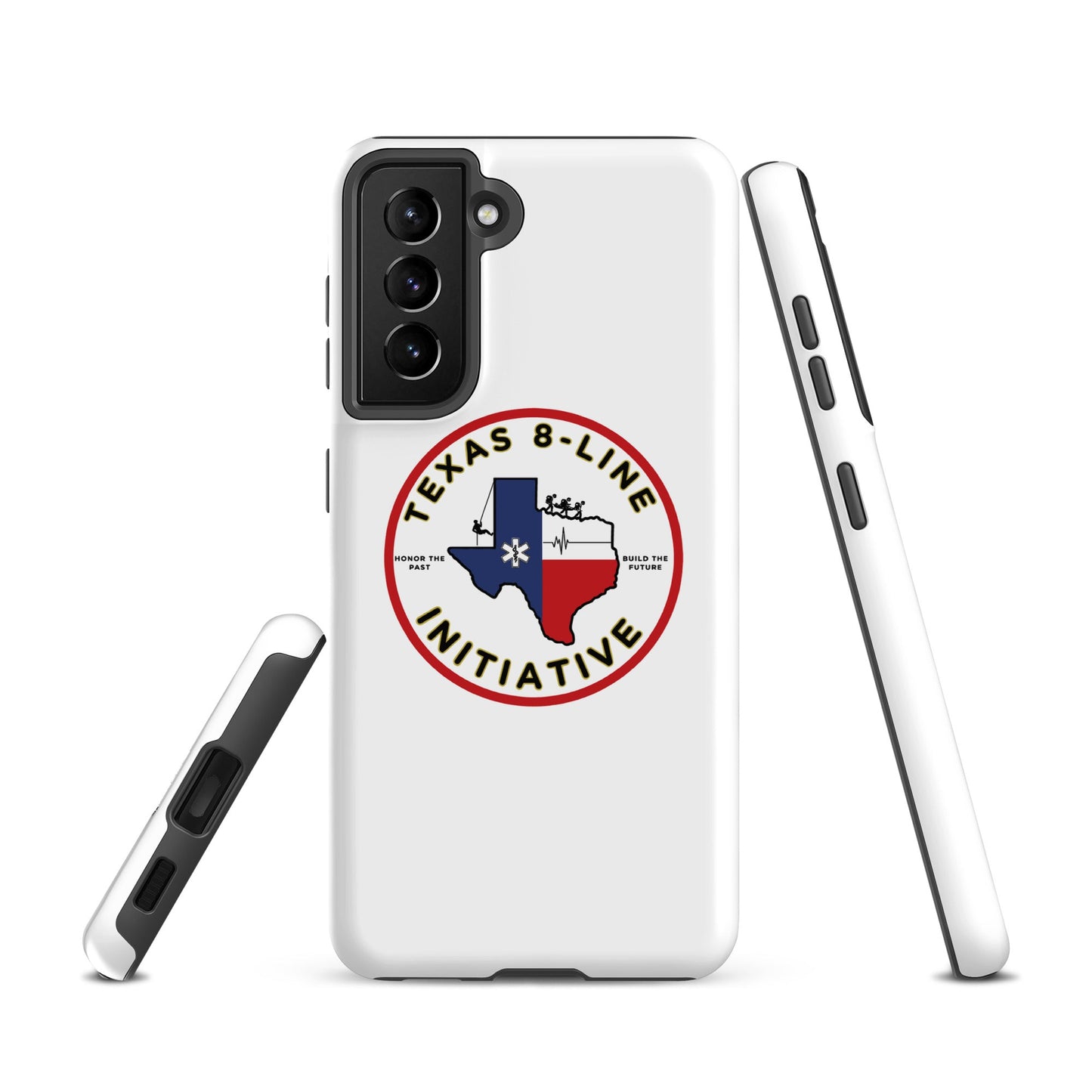 Tough Case for Samsung® | Texas 8 - Line Initiative | Badge Logo