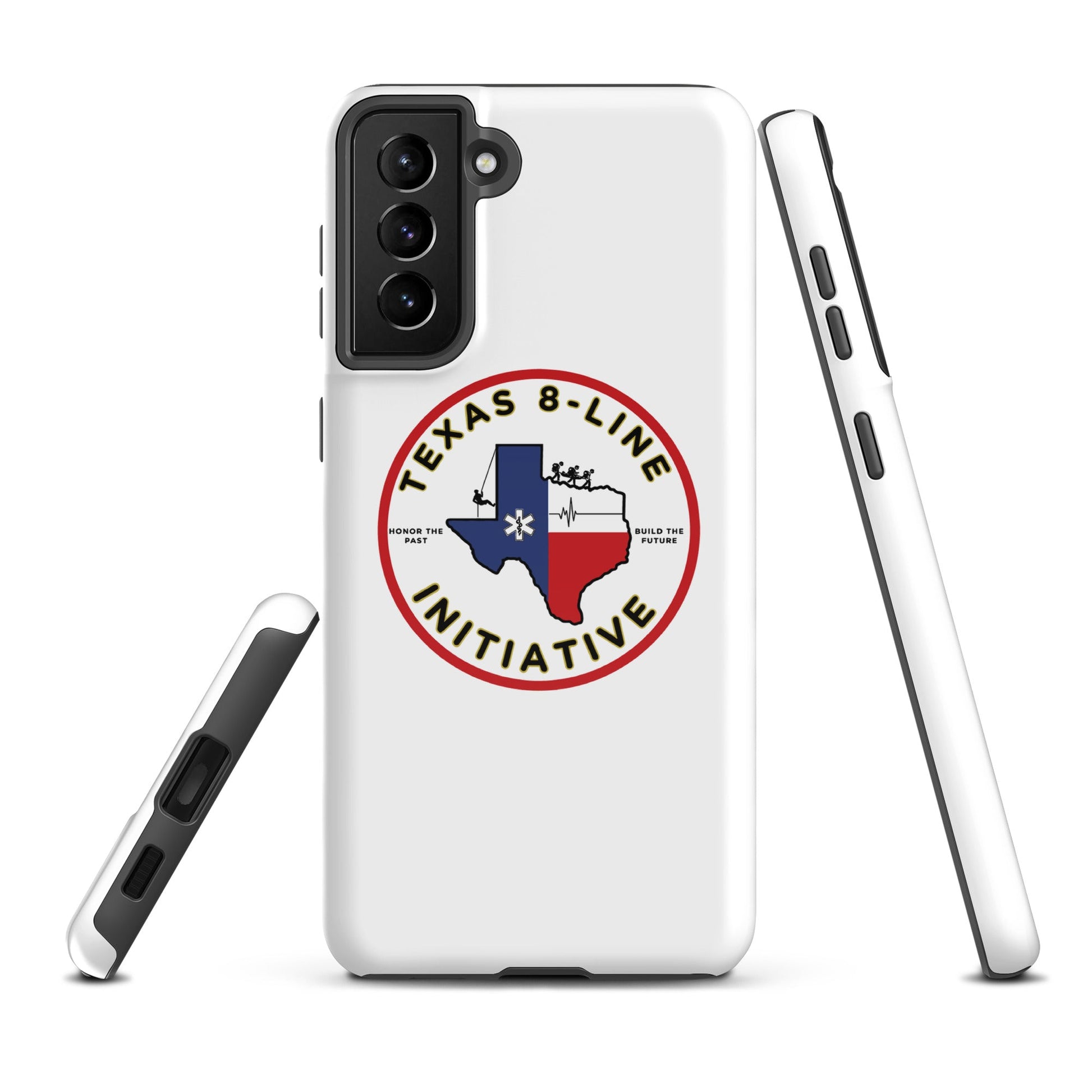 Tough Case for Samsung® | Texas 8 - Line Initiative | Badge Logo