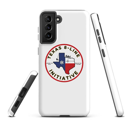 Tough Case for Samsung® | Texas 8 - Line Initiative | Badge Logo