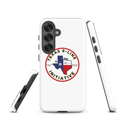 Tough Case for Samsung® | Texas 8 - Line Initiative | Badge Logo