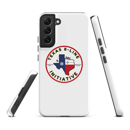 Tough Case for Samsung® | Texas 8 - Line Initiative | Badge Logo