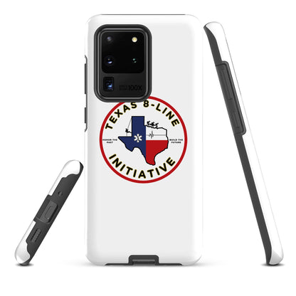 Tough Case for Samsung® | Texas 8 - Line Initiative | Badge Logo