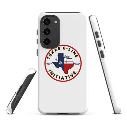 Tough Case for Samsung® | Texas 8 - Line Initiative | Badge Logo