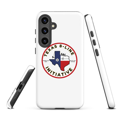 Tough Case for Samsung® | Texas 8 - Line Initiative | Badge Logo