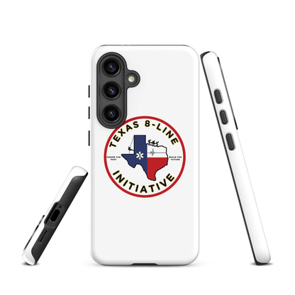 Tough Case for Samsung® | Texas 8 - Line Initiative | Badge Logo